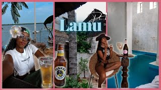 Lamu Island pt1  Accommodation Food Vibes  Namibian YouTuber [upl. by Asehr]