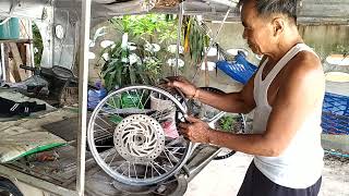 Amazing Technique of Repairing Bent Rim  Restoration bent Rim of Motorcycle [upl. by Einnej]