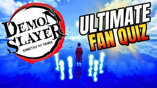 No One Can Pass This Ultimate Demon Slayer Kimetsu No Yaiba Fan Quiz [upl. by Rentschler24]