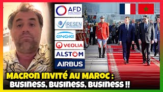 Maroc  France  La visite dÉtat de Macron  Business Business  maroc france macron [upl. by Mendez]