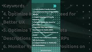 8 Tips For Mobile SEO [upl. by Harden316]