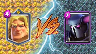 GOLDEN KNIGHT Vs PEKKA  Clash Royale Challenge 319 [upl. by Dett]