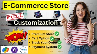 WordPress ecommerce website customization  Payment Gateway  e commerce website kaise banaye Hindi [upl. by Atselec]