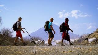 Lake Natron Camp  Rift Valley Day Hike [upl. by Neda]