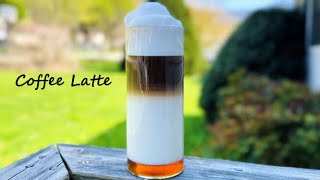 Homemade Latte Coffee Recipe  Coffee Latte  Caffe Latte  Melange Coffee [upl. by Justin]