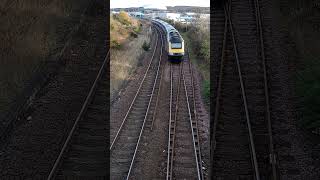 ScotRail HST approaching Aberdeen from Perth shorts train class43 hst britishrail subscribe [upl. by Arerrac666]