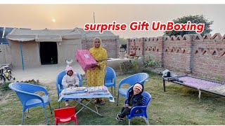 Surprise Gift Unboxing I Village Family Vlogs I Happy Joint Family [upl. by Bernadene]