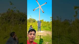 vfx long gardan helicopter 🚁 funny flying video 📸 vfx funny comedy trending [upl. by Anselma337]