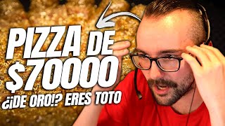 ¡¿PIZZA DE ORO DE 70000  by MrBeastenEspanol [upl. by Aelber124]