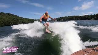 Wakesurfing on Candlewood Lake August 2024 [upl. by Enreval]