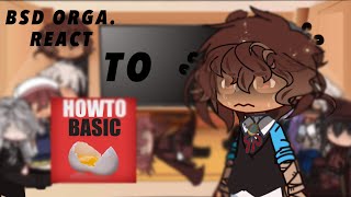 BSD ORGANIZATIONS REACT TO HOWTOBASIC  SHIPS  BSD X GACHA  FYO0XX [upl. by Anayd]