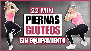 PIERNAS TONIFICADAS Y GLÚTEOS GRANDES  RUTINA DE EJERCICIOS EN CASA SIN PESAS  NatyGlossGym [upl. by Absalom]