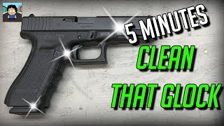 How To Clean A Gen 4 Glock 17  5 Minutes [upl. by Stortz997]