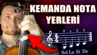 NEREDE BU NOTALAR  Kemanda Nota Yerleri  Keman Notaları Öğrenmek [upl. by Bortz]