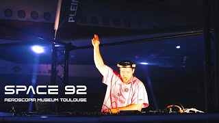 Space 92  Aeroscopia Museum Toulouse Techno DJ Set 4K [upl. by Arlana]