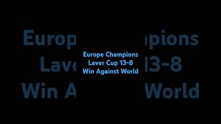 Europe Champions Laver Cup [upl. by Amelita]