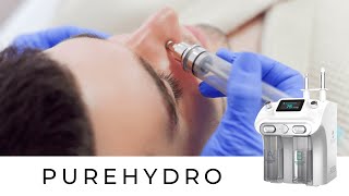 Wet Microdermabrasion and Hydrodermabrasion with PureHydro [upl. by Ekaj755]