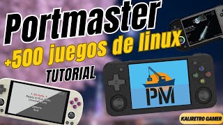 Portmaster Tutorial Desde Cero 🔥 anbernic trimui smart pro powkiddy y más consolas [upl. by Aitan]