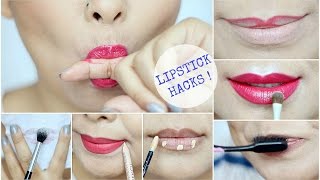 Lipstick Hacks EVERY Girl Should Know [upl. by Sisile729]