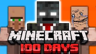 The Ultimate Minecraft 100 Days Movie [upl. by Earized]