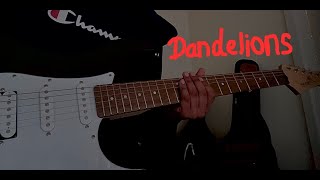 Dandelions electric guitar cover [upl. by Aroled]