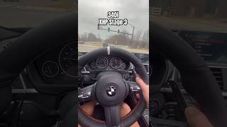 Stage 3 XHP on F30 BMW 340i xDrive POV 🔥 bmw xhp 340i b58 f30 [upl. by Rambert]