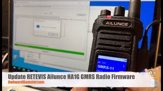 Update RETEVIS Ailunce HA1G GMRS Radio Firmware [upl. by Twum]