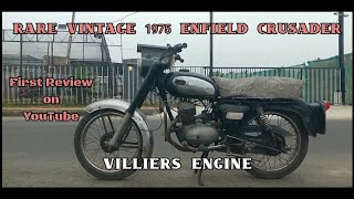 Rare Vintage 1975 Enfield Crusader l 175cc 2Stroke Villiers Engine l Detailed Review [upl. by Sloan]