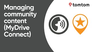 Managing community content for your navigation device [upl. by Tristas]