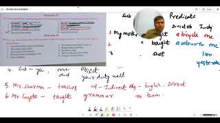 reordering the sentences class 10 what is subject and predicate  English grammar class 10 [upl. by Svoboda]