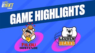 Filou Oostende vs Stella Artois Leuven Bears  Game Highlights [upl. by Ahsiuqram]