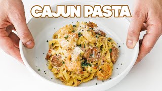 Creamy Cajun Shrimp Pasta Recipe [upl. by Abehs184]