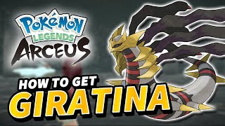 How to get GIRATINA Both forms  Pokemon Legends Arceus [upl. by Llevel]