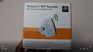 WirelessN WIFI Repeater Router Setup Review Sinhala [upl. by Petit]