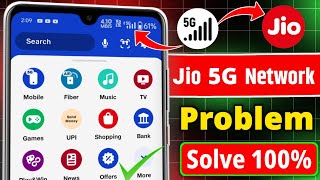 Jio 5G Network Problem Solve 100  Jio 5G Unlimited Data Nahi Chal Raha Hai  Jio 5g settings [upl. by Odnalor923]