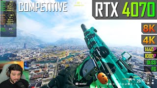 RTX 4070  Call of Duty Warzone 3  COMPETITIVE Settings [upl. by Suvart]