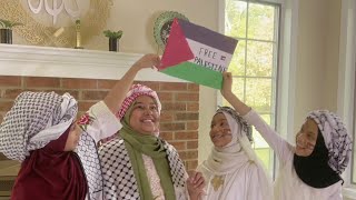 😭💔Pray for Palestine  Fatima and her friends showing support for Palestine  Vocal Maryam Masud [upl. by Yedok]