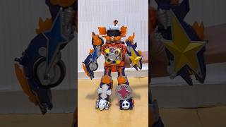 2015 Shuriken Sentai Ninninger  DX Gekiatsu Daioh ゲキアツダイオーNINJA BLAZE Megazord볼케이노 킹 Gattai [upl. by Snowman198]