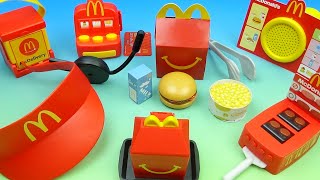 2023 McDONALDS DRIVE THRU PLAY SET of 7 HAPPY MEAL COLLECTIBLES VIDEO REVIEW [upl. by Sherj306]