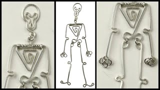 Flat Wire Skeleton Pendant Tutorial [upl. by Osric]