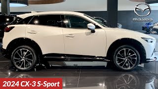 First Look 2024 Mazda CX3 SSport  Exterior and Interior Details [upl. by Drannel]