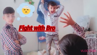 Fight with brother 😱Sar phar diya 😓😓🤕🤕 [upl. by Even375]