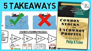 COMMON STOCKS AND UNCOMMON PROFITS SUMMARY BY PHILIP FISHER [upl. by Fawne919]