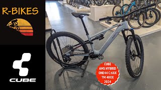 Superlight EBike 2024 CUBE AMS HYBRID ONE44 C68X TM 400X 29 WALKAROUND REVIEW [upl. by Adialeda]