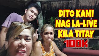 100K PARA SAYO DITO KAMI NAG LALIVE [upl. by Onairelav]