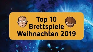 Top 10 Brettspiele  Weihnachten 2019  Geschenktipps [upl. by Eelik]