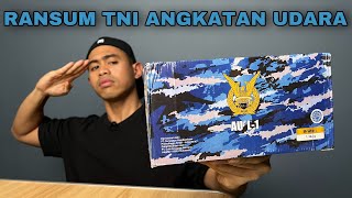 MUKBANG MAKANAN TNI ANGKATAN UDARA [upl. by Anoirtac522]