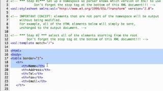 Using XSLT to Transform Your XML [upl. by Atnuahs627]