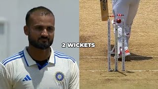 Akash Deep Bowling Today Match  Akash Deep Wicket Today Match  Akash Deep Take 2 Wickets Vs Ban [upl. by Tibbitts]