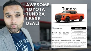 Toyota Tundra Lease Deals Are BACK amp They Are AWESOME Full Lease Analysis [upl. by Avilys548]